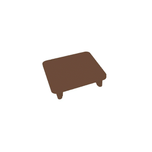 Alumawood - Post Cap - Flat (with lugs) - TR