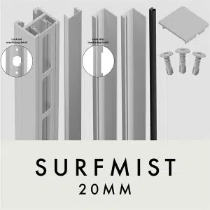 XPS - GATE KIT 20MM  - For Lever/Knob - SM