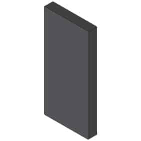 93x44 - 10mm BLACK HDPE PACKER
(use with D&D Lokk Latch Magnetic and Xpress Gate Sideframe) - M