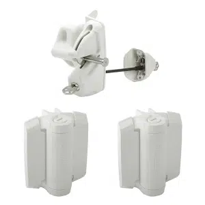 D&D LOKK LATCH Deluxe & TRU CLOSE HEAVY DUTY Hinge - Pair of 2 - W