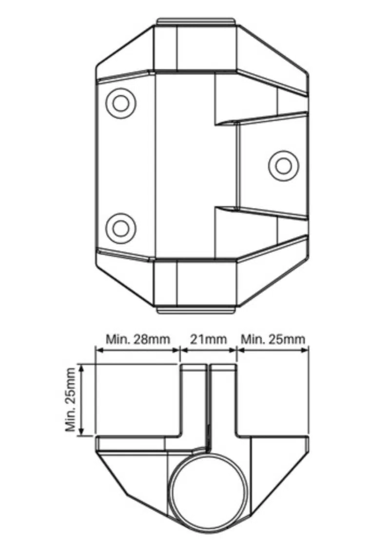 SOFT CLOSE - Black Polymer Hinge - Image 2