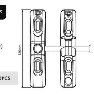 D&D T-LATCH - Padlockable (TL01) - Image 2