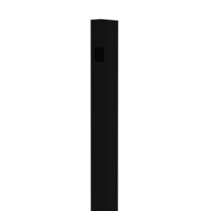 PoolSafe BARR Post - 50x25mm x 2500mm - Aluminium - Black