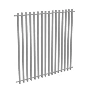 PoolSafe BARR Panel - 1969W x 1800H - Aluminium - White