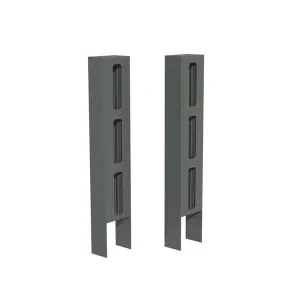 Colorbond Fence Topper - Woodland Grey - 250mm - 3 Rows