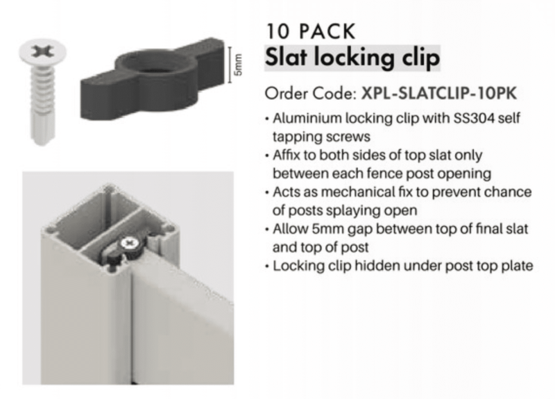 XPS - Spacer Locking Clip (10pcs) - Image 2