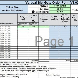 Custom Vert Slat Gates - Kevin - Image 2