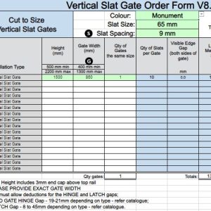 Custom Vertical Slat Gate - Owen - MN - Image 2