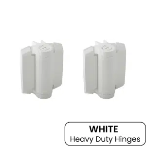 D&D Tru Close - HINGE SET | White