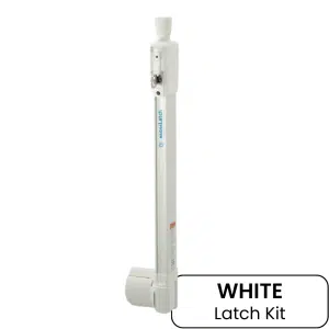 D&D Magna Latch - Top Pull Latch | White