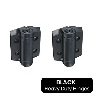 D&D Tru Close - Heavy Duty Hinge Set | Black