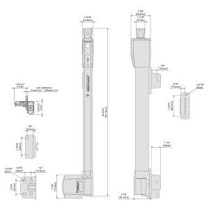 D&D Magna Latch & Hinge Kit | White - Image 2