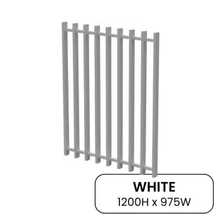 BARR Gate | 1200H x 975W White