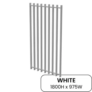 BARR Gate | 1800H x 975W White