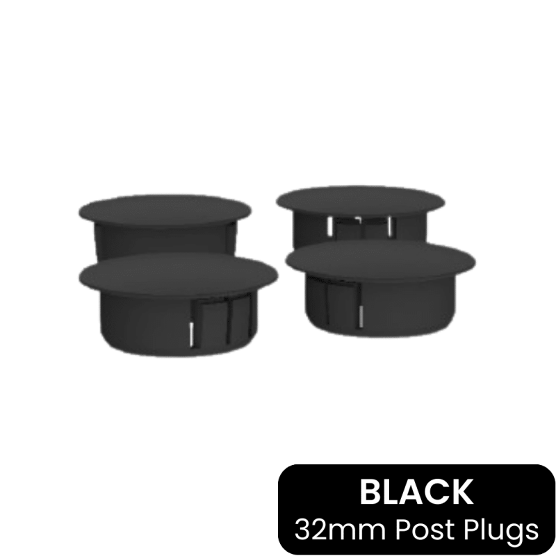 Post Plug 32mm x4 Black