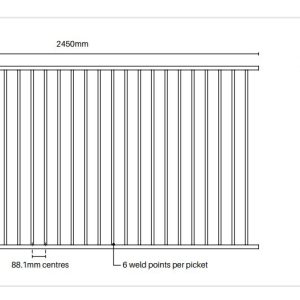 PoolSafe Gate Black 1200H x 975W - Image 2