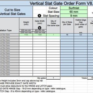 Custom Vertical Slat Gate - Luke - Image 2