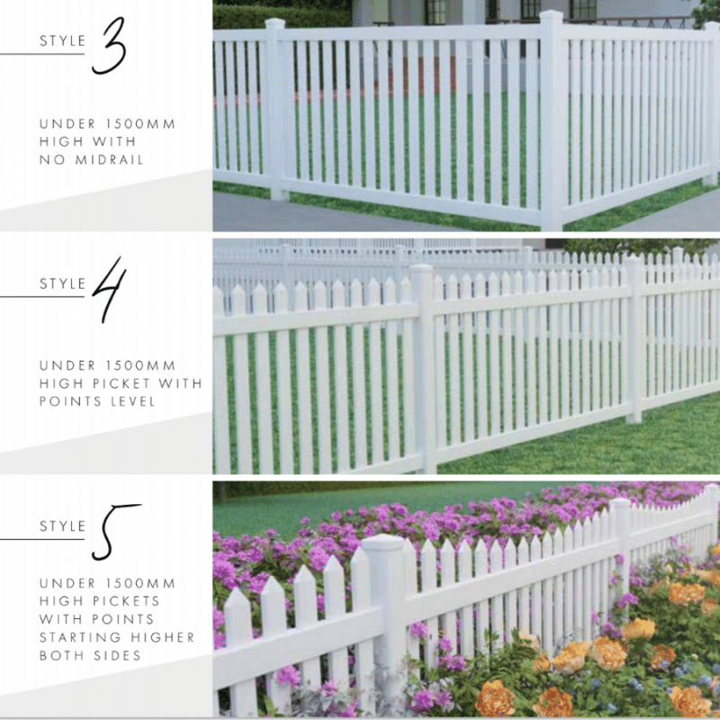 VERTICAL PALING: Fence Panel - 2338W x 1800H - Image 2