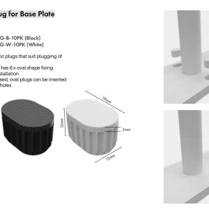 PIK - BASE PLUG - White - 10pk - Image 2