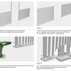 PIK Gate - 975Wx1200H - White - Image 3