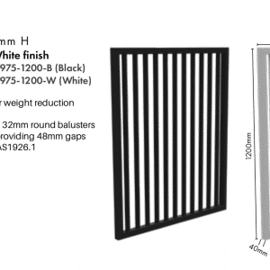 PIK Gate - 975Wx1200H - White - Image 2