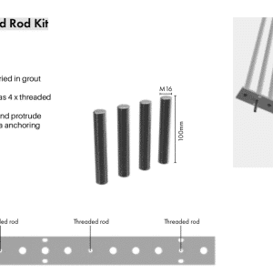 PIK - M16x100mm ROD - 4 Pack - Image 2