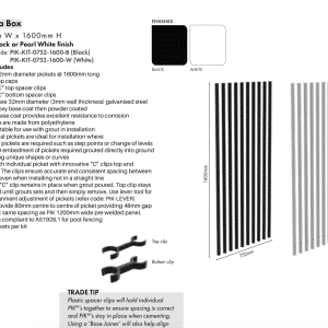 PIK - PICKET KIT - 1600H - White - Image 2